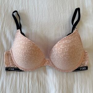 Victoria's Secret PINK Blush Lace Push-Up Bra